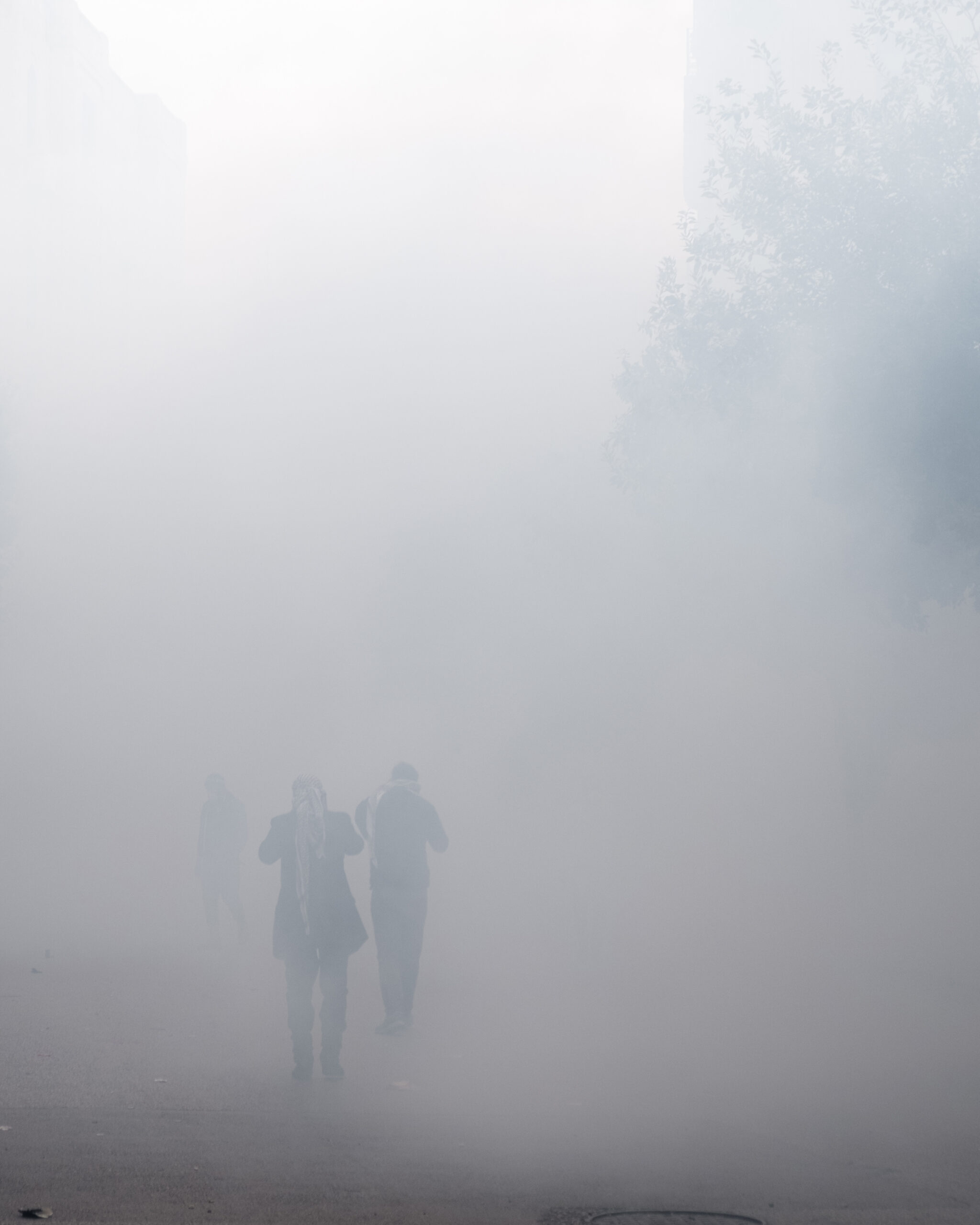 th_cak-00014 Excessive tear gas fired at the protesters on the day of Parliament’s confidence vote. 11 February 2020.