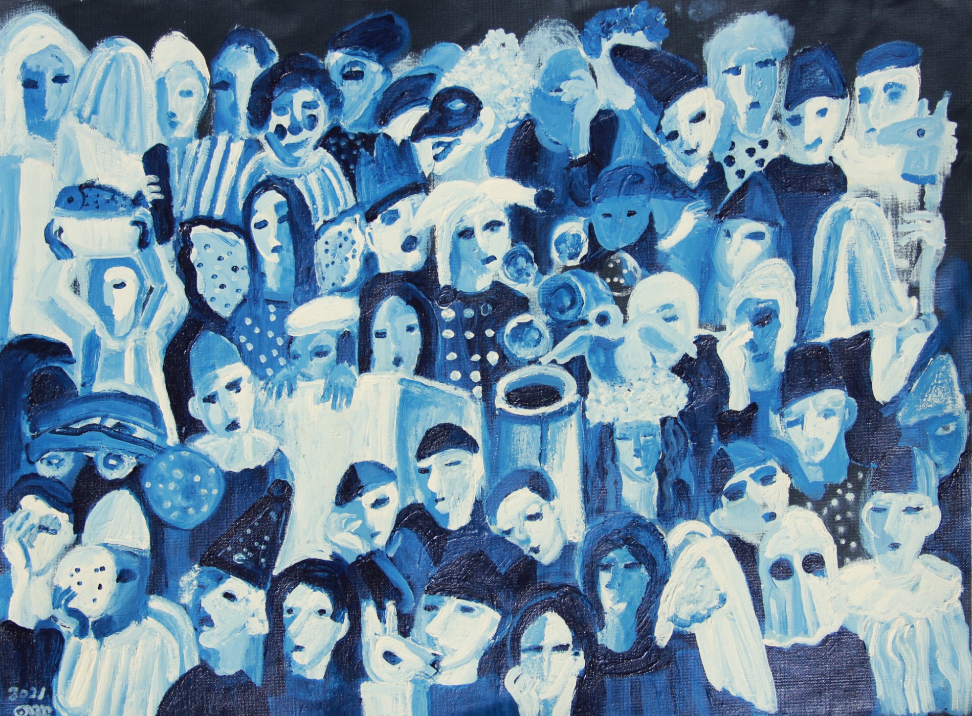 The Lives of Others 16 The Lives of Others 16 | 2021 | acrylic on canvas | 45 x 60 cm