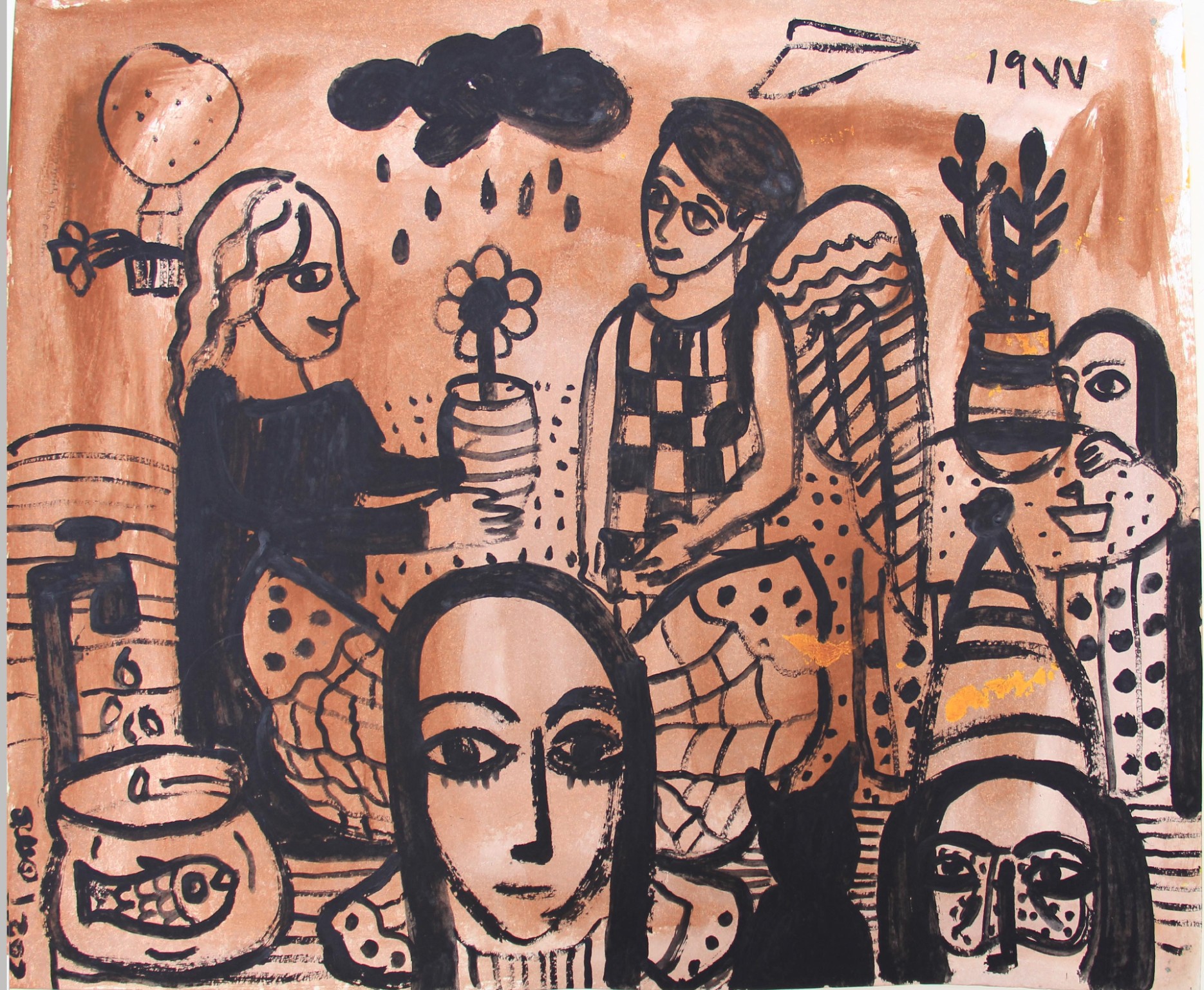 The Lives of Others 26 The Lives of Others 26 | 2020 | acrylic on paper | 50 x 70 cm