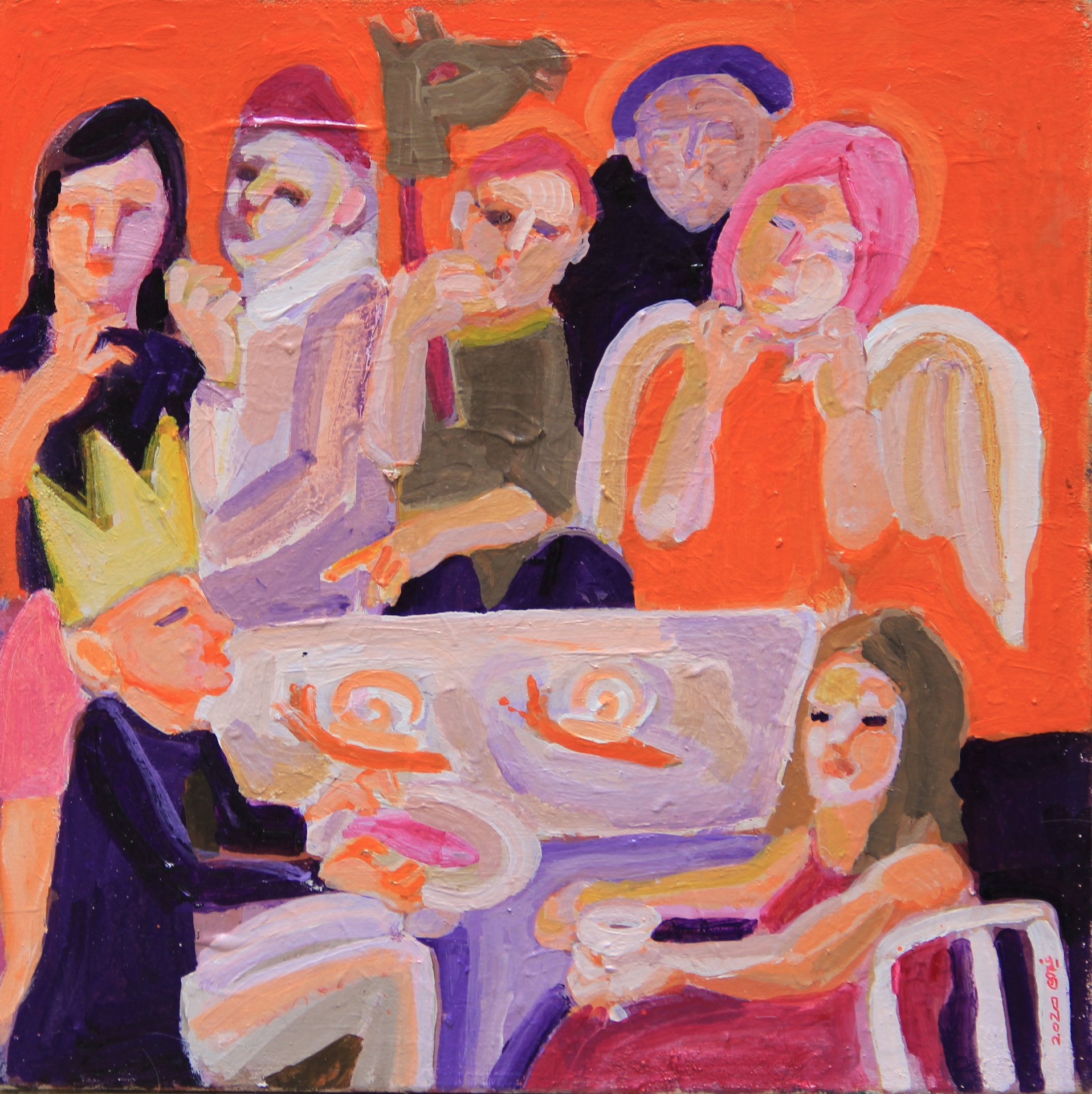 The Lives of Others 35 The Lives of Others 35 | 2021 | acrylic on canvas | 45 x 45 cm
